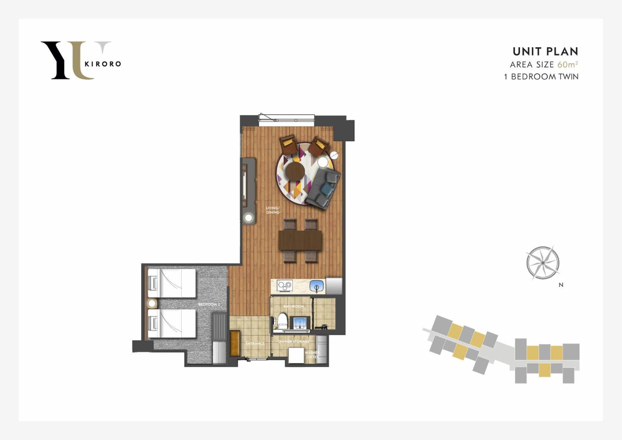 Yu Kiroro, Ski-In Ski-Out Luxury Residences Akaigawa Pokój zdjęcie